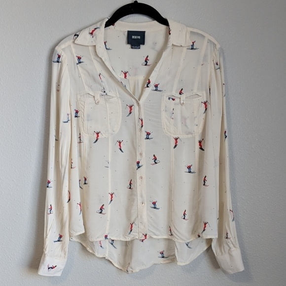 Anthropologie Tops - Antropologie Maeve Larkin Skier Blouse